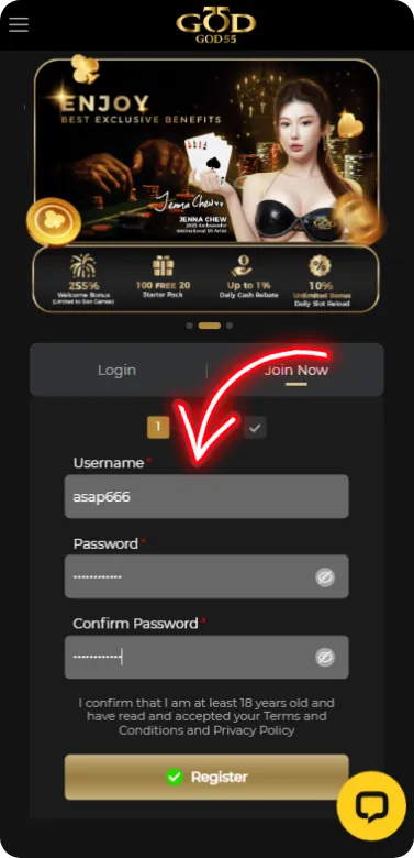 Enter details