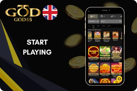 Start Playing at God55 UK